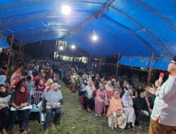 Caleg PKS, Andi Akmal Pasluddin bersama Andi Haeril, dan Hangatnya Silaturahmi di Bawah Tenda Biru