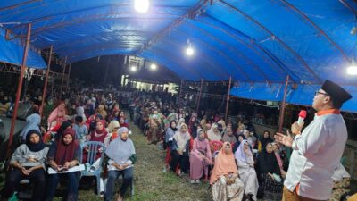 Caleg PKS, Andi Akmal Pasluddin bersama Andi Haeril, dan Hangatnya Silaturahmi di Bawah Tenda Biru