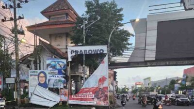 Jelang 14 Februari, Baliho Prabowo Gibran Dirusak OTK di Gowa