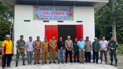 Peresmian Rumah Potong Hewan di Bengo, Camat Milenial Bone Singgung Angin Segar Pemasok Daging