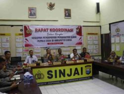 Rakor Persiapan Pam Pemungutan Suara Secara Virtual, Kapolres Sinjai: Pentingnya Kerjasama, Jaga Koordinasi