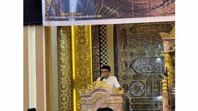 Peringatan Isra Mikraj di Masjid Darud Da’wah, Wakil Rektor UIN Alauddin Jadi Penceramah