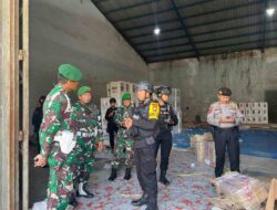 Sasaran Brimob Bersama Kodim dan Polres Bone Kompak Patroli