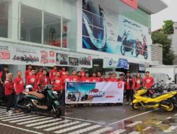 Asmo Sulsel Tes Safety Riding 1.000 Peserta Rolling Akbar Honda Premium Matic Riders