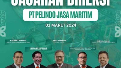 Pelindo Penyegaran Manajemen, Berikut Komposisi Baru Direksi Pelindo Jasa Maritim