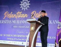 Pelantikan Rektor Universitas Muhammadiyah Enrekang, Ini Pesan Cinta Muslimin Bando