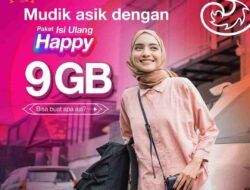 Mudik Asik Bersama Tri, Paket Isi Ulang Happy 9 GB