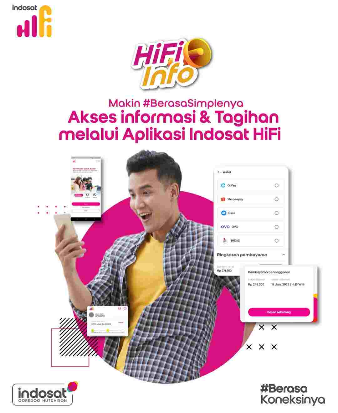 Aplikasi Indosat Hifi memberikan sejuta informasi bermanfaat bagi Anda. (ist)