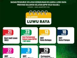 Kalender Hari Bersejarah Luwu Raya Diluncurkan, KKLR Sulsel: Jadi Rujukan Bersama