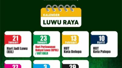 Kalender Hari Bersejarah Luwu Raya Diluncurkan, KKLR Sulsel: Jadi Rujukan Bersama