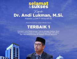 LLDIKTI IX Raih Penghargaan Kinerja Anggaran Terbaik Kemdikbudristek, Unismuh Makassar Beri Apresiasi*