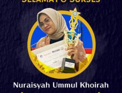 Menjadi Kebanggaan, Nuraisya Mahasiswa Sastra Indonesia UMI Raih Juara Tangkai Lomba Solo Keroncong