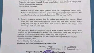 Muhammadiyah Makassar Tolak Kehadiran W Super Club, Dinilai Jadi Sarana Maksiat