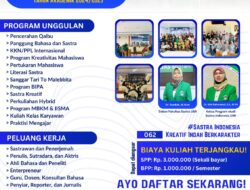 Yuk, Kuliah Prodi Sastra Indonesia UMI