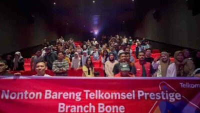 Semarak HUT ke-29 Telkomsel, Ada Cinta di Planet Cinema Bone