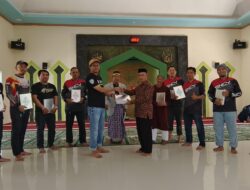 SNCY Bersama Berbagai Komunitas Motor Lainnya Berbagi Ratusan Al-Quran Beberapa Masjid di Gowa