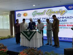 Grand Opening RS PKU Muhammadiyah Unismuh Makassar, dirangkaikan MoU dengan BPJS Kesehatan dan Jasa Raharja