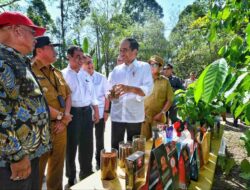 Presiden Jokowi dan Mentan Amran Sentuh Hati Petani Kopi