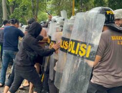 Simulasi Sispamkota, Begini Seruan Danyon Brimob Bone AKBP Ichsan