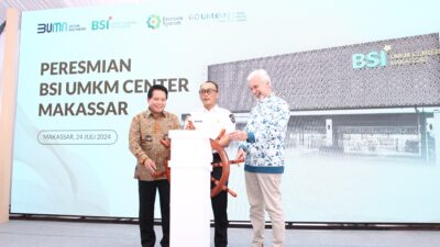 Resmikan UMKM Center Makassar, BSI Perkuat Pemberdayaan UMKM di Indonesia Timur