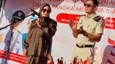 Andi Syamsiar Halid dan Camat Milenial Ramaikan Pembukaan Lomba HUT RI Ke-79 di Tanete Riattang Timur