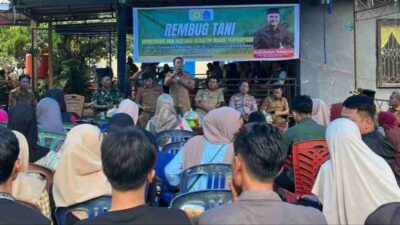 Rembug Tani di Libureng, Andi Asman Sulaiman Ajak Petani Optimalisasi Lahan Lewat Pompanisasi