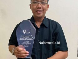 Muhammad Ashri Samad Juara Lomba Tulis Jurnalistik PT Vale Indonesia