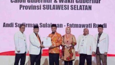 Serahkan B1 KWK, PKS Jagokan Andi Sudirman – Fatmawati di Pilgub Sulsel