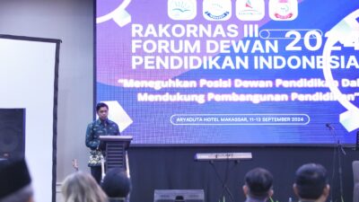 Makassar Tuan Rumah, Pj Sekda Kota Makassar Buka Resmi Rakornas ke 3 Forum Dewan Pendidikan Indonesia