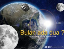 Asteroid 2024 PT5 Disangka Bulan Kedua, Observatorium Unismuh: Ini Bukan Bulan, Melainkan Asteroid