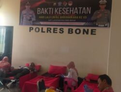 Misi Kemanusiaan Polres Bone Semarakkan HUT Lantas Ke 69