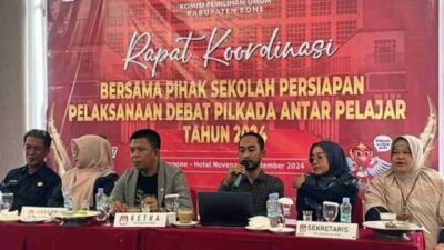 Delapan SMA Sederajat Tampil Habis-habisan di Babak Pemungkas Debat Pilkada Antar Pelajar di Bone