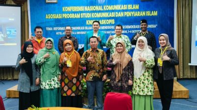 Ketua Prodi dan dosen KPI FAI UMI Hadiri Konferensi Nasional Komunikasi Islam V ASKOPIS