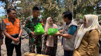 Warga Cina Korban Kebakaran, Baznas Bone Turun Ringankan Beban