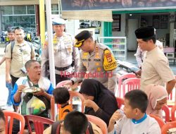 Warga Serbu Makan Bergizi Gratis Polres Pelabuhan Makassar