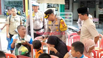 Warga Serbu Makan Bergizi Gratis Polres Pelabuhan Makassar