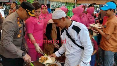 Dukung Program Presiden Prabowo, Polres Pelabuhan Bagikan 1.000 Porsi Makanan Bergizi Gratis