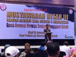 Mubes III IKA Smapat Makassar, Pj Gubernur Sulsel Fadjry Djufry: Jangan CLBK, Ambil Positifnya