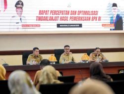 LHP BPK di Pemprov Sulsel, Sekda Jufri Rahman Instruksikan OPD: Segera Tindak Lanjut