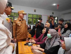 Pj Gubernur Prof Fadjry Djufry Pantau Program Pemeriksaan Kesehatan Gratis Presiden Prabowo