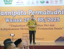 Hadiri Hari Raya Waisak, Wali Kota Makassar Munafri Arifuddin : Momentum Perkuat Keberagaman di Kota Makassar