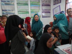 Dorong Peningkatan Layanan Kesehatan, Ketua TP PKK Tinjau Posyandu Era Baru Nusa Indah 4