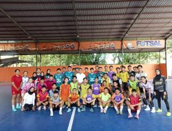 Ketua KONI Makassar Kunjungi Seleksi Akhir Tim Futsal, Targetkan Pertahankan Medali Emas Porprov
