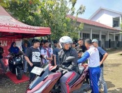Siswa SMAN 14 Gowa Antusias Ikuti Riding Test Asmo Sulsel