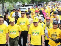 Ribuan Orang Ramaikan Jalan Sehat Partai Golkar di Palopo
