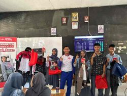 Asmo Sulsel Edukasi Safety Riding Berhadiah di SMAN 8 Gowa