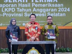 Beramal Antar Pemkab Bone Raih Opini WTP 10 Kali Berturut-turut dari BPK