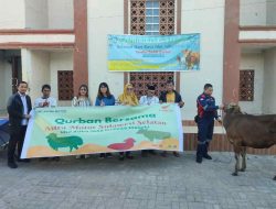 Astra Motor Sulsel Salurkan Hewan Kurban di Masjid Darul Intiqal Makassar