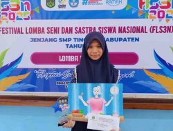 Siswi SMPN 1 Malili, Asyifa Harsan Juara 1 Lomba Gambar Ilustrasi FLS3N 2025