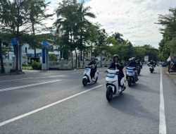 Pesan Penting Touring Asmo Sulsel Bersama Konsumen Loyal Motor Listrik Honda